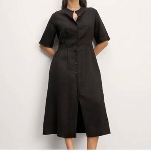 Everlane Classic Black Midi Dress